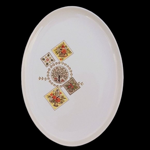 Taylor Smith & Taylor Other - Taylor Smith Taylor Brocatelle Ever Yours Platter Apple Blossom Fall Dinnerware